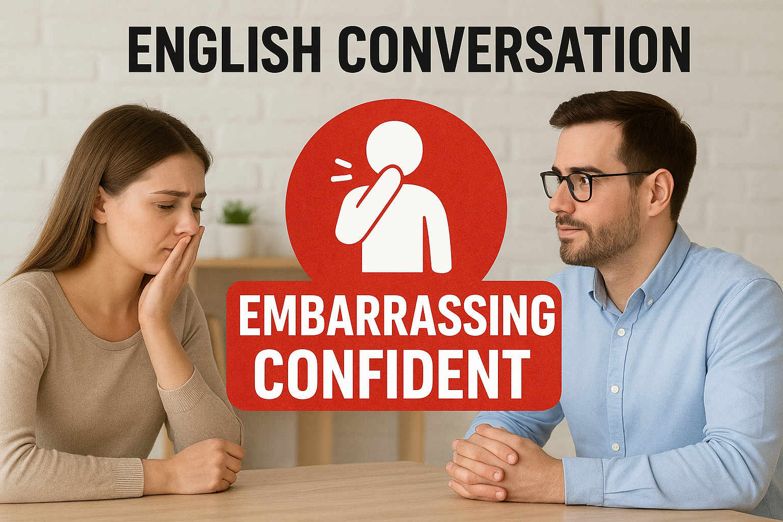 人前で話すのが恥ずかしく、顔を隠している人のイメージ